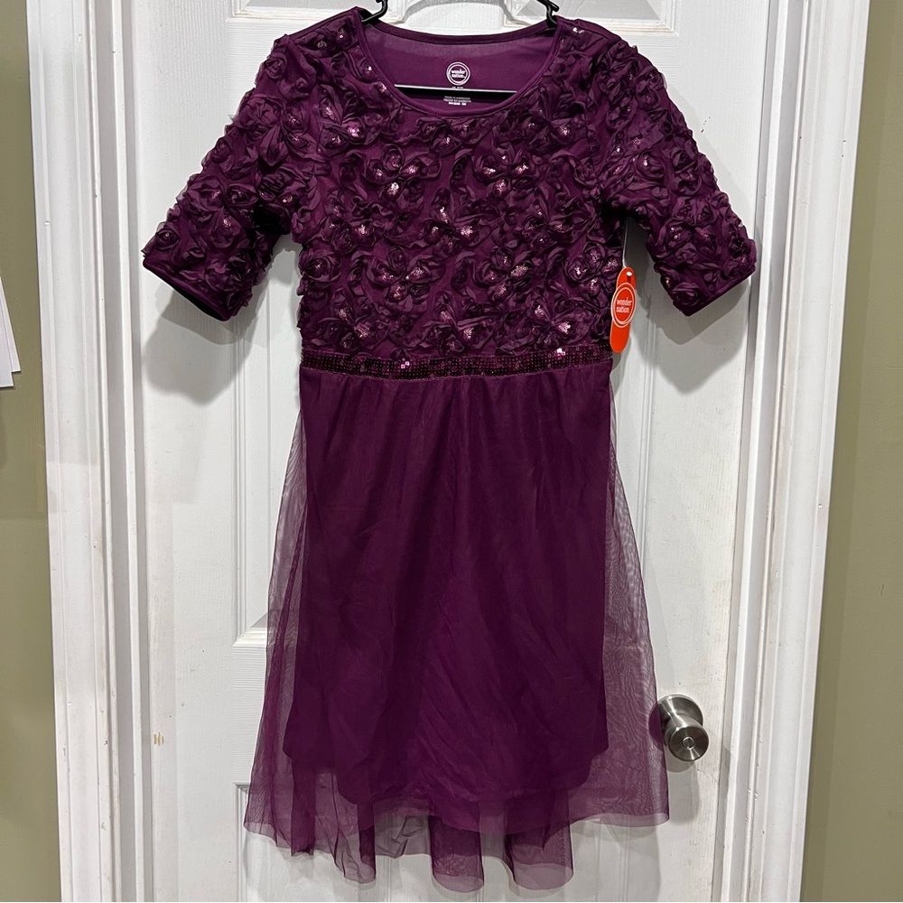 Wonder Nation Purple Sequin Embellished Sundress
